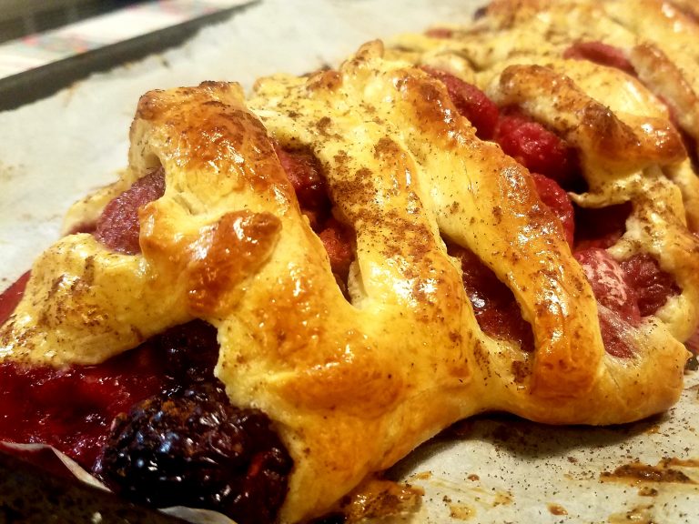 Braided Berry Puff Pastry