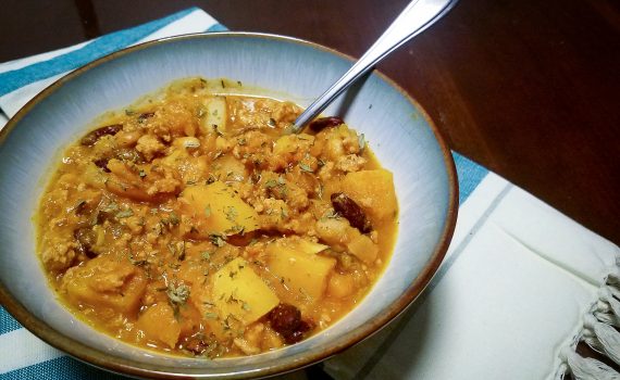 Fall Turkey, Butternut Squash, & Potato Stew