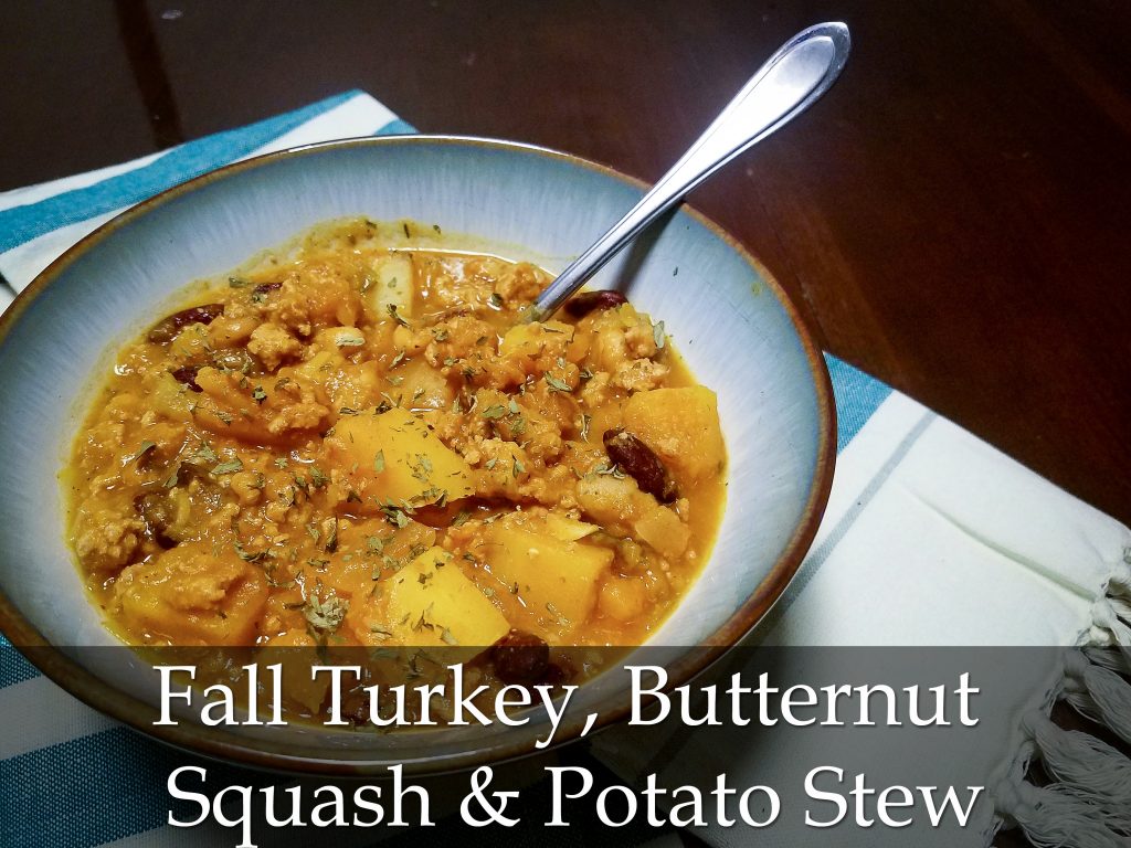 Fall Turkey, Butternut Squash, & Potato Stew