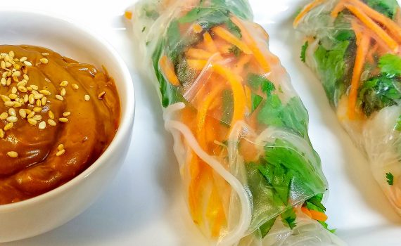 Crunchy Shrimp Spring Rolls