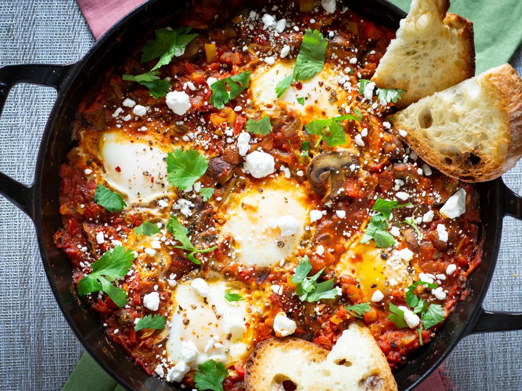 Moroccan Shakshuka, one of the most authentic Moroccan recipes