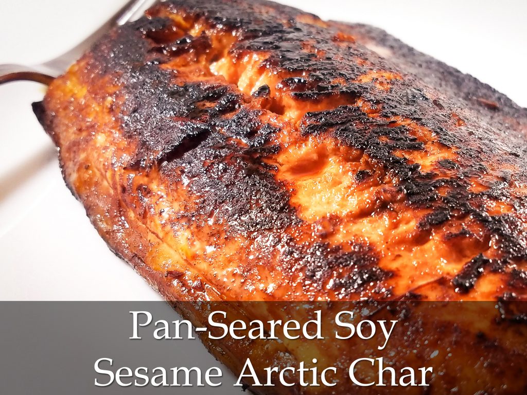Pan-Seared Soy Sesame Arctic Char