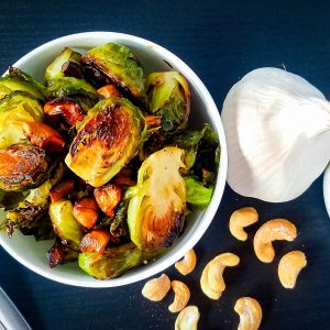 Roasted Brussels Sprouts with Balsamic Glaze