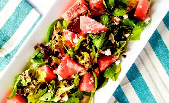 Watermelon Arugula Salad