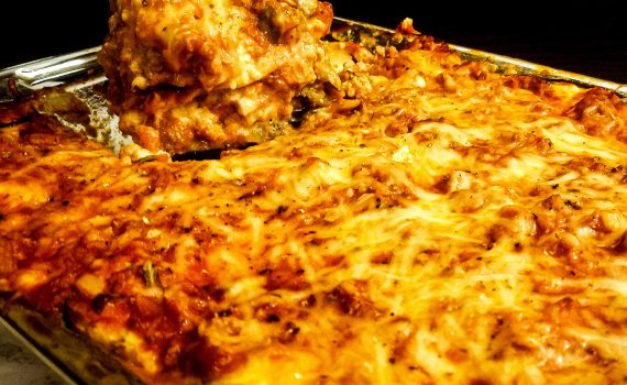 Cheesy Garlic Eggplant Lasagna_label