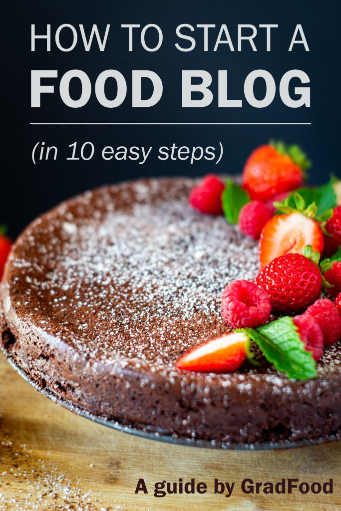 How to start a food blog cover