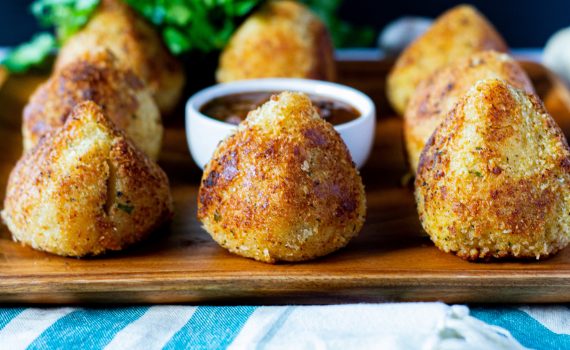 Brazilian Chicken Coxinhas