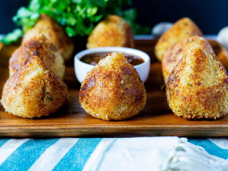 Brazilian Chicken Coxinhas