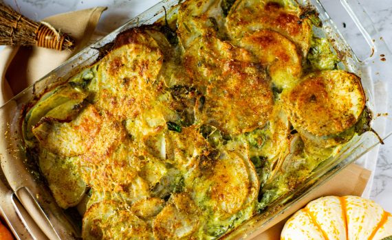 Broccoli & Potato Gratin