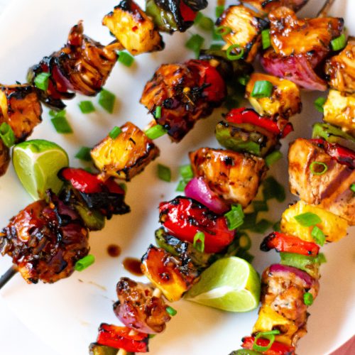 Hawaiian chicken kebabs hotsell