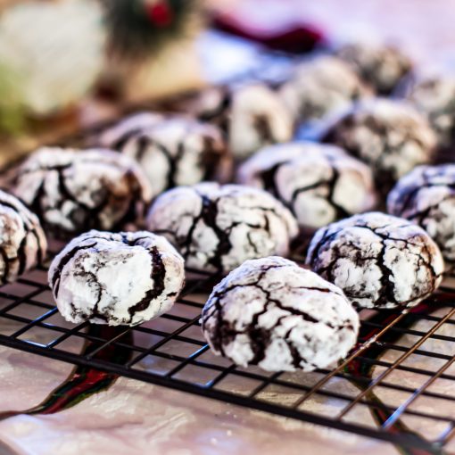 Spiced Iced Chocolate Holiday Cookies