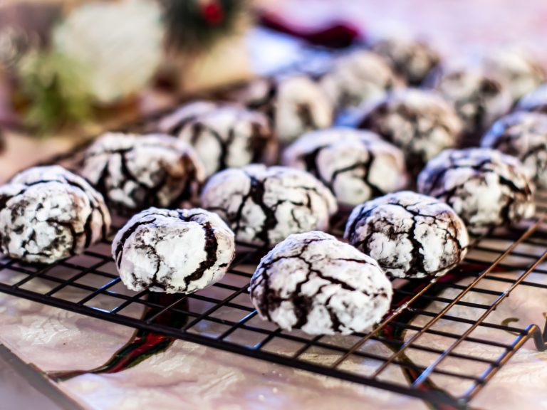 Spiced Iced Chocolate Holiday Cookies