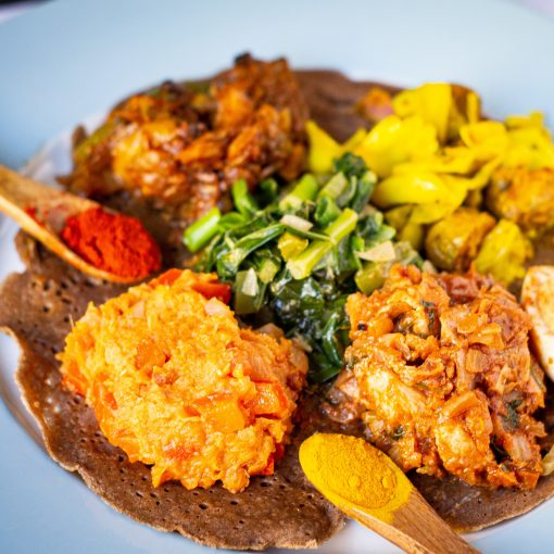 Traditional Ethiopian Meal