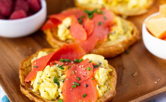 Smoked Salmon & Croissant Sandwiches