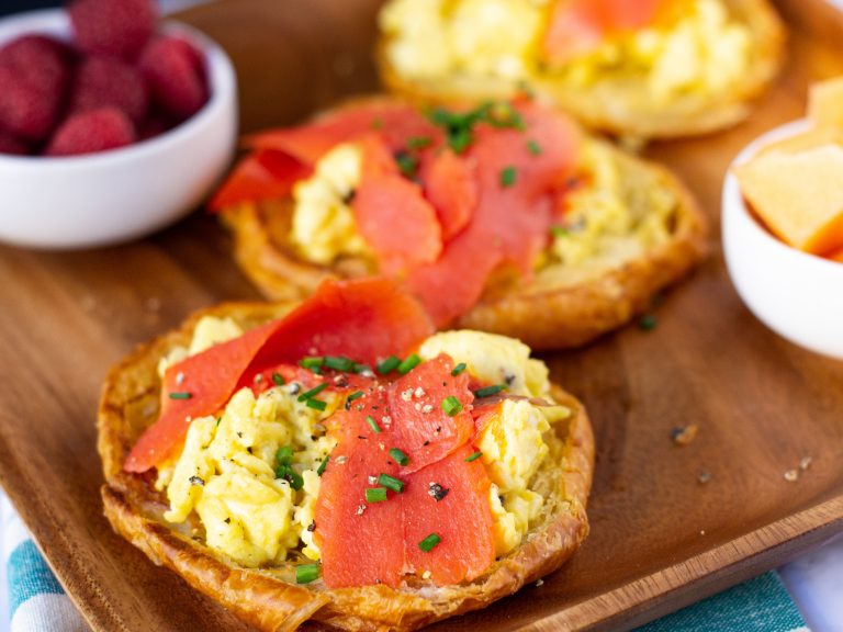 Smoked Salmon & Croissant Sandwiches