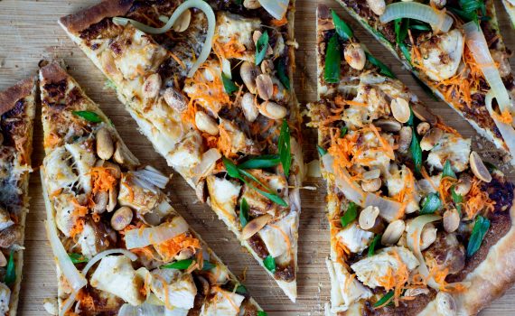 Thai Chicken Flatbread