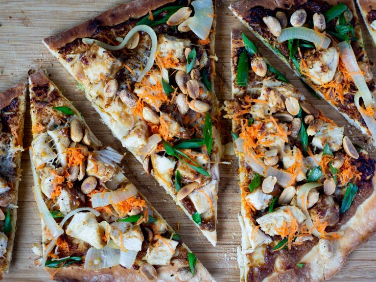 Thai Chicken Flatbread