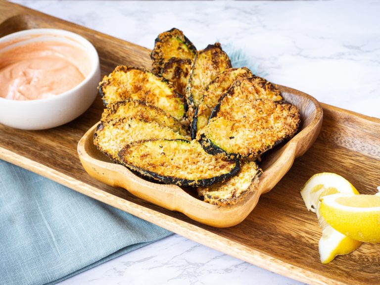 Air Fryer Parmesan Zucchini Chips