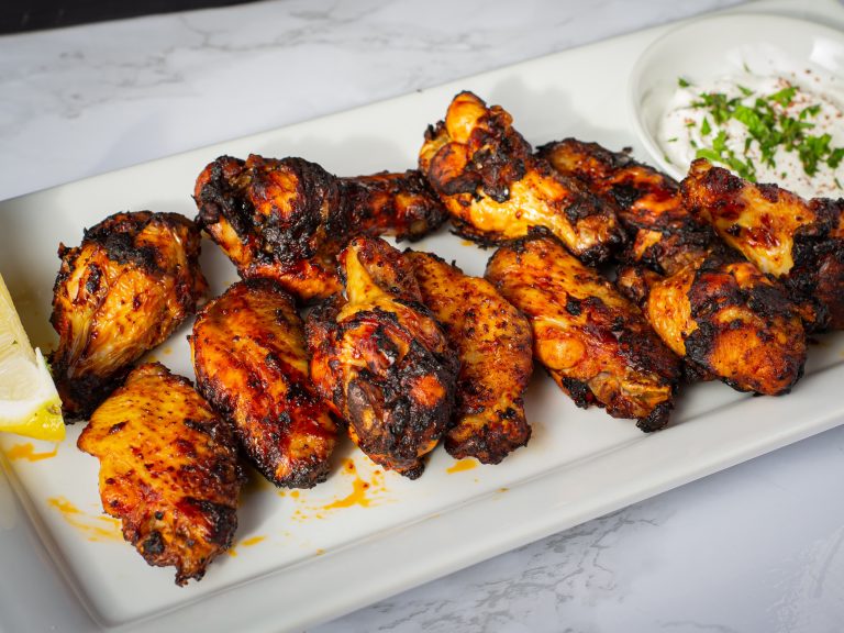 Moroccan Harissa-Glazed Chicken Wings