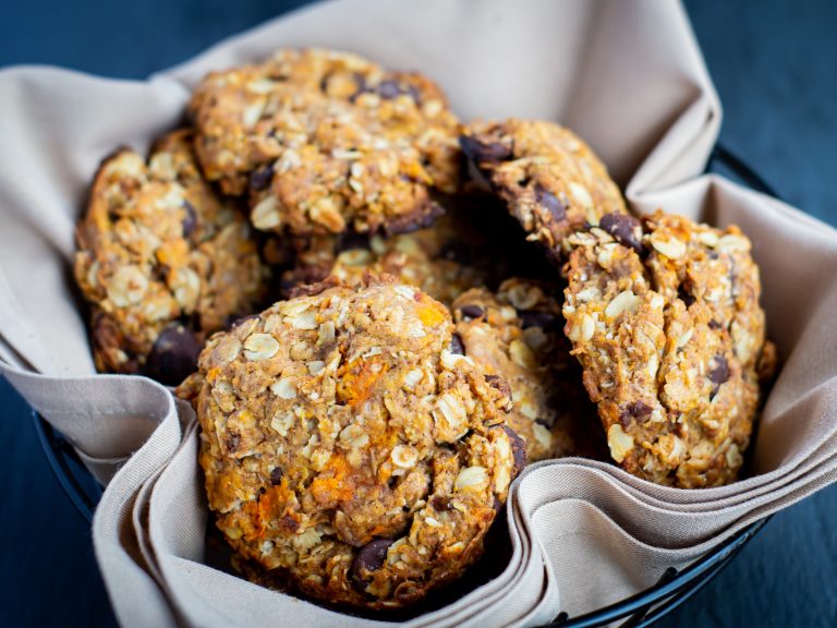 Oatmeal Chocolate Chip Sweet Potato Cookies