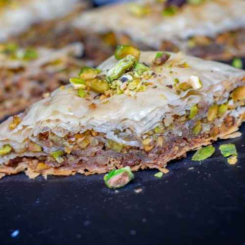 Pistachio Walnut Baklava | GradFood