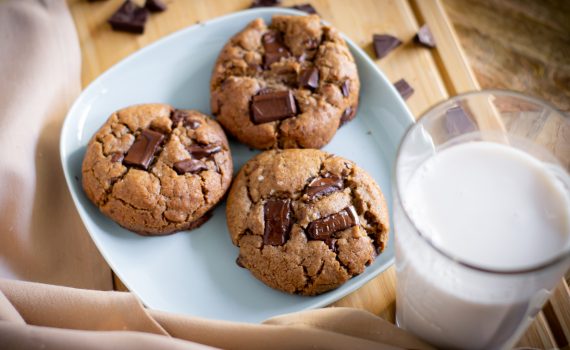 Gooey Chocolate and Tahini Cookies