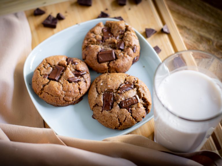 Gooey Chocolate and Tahini Cookies