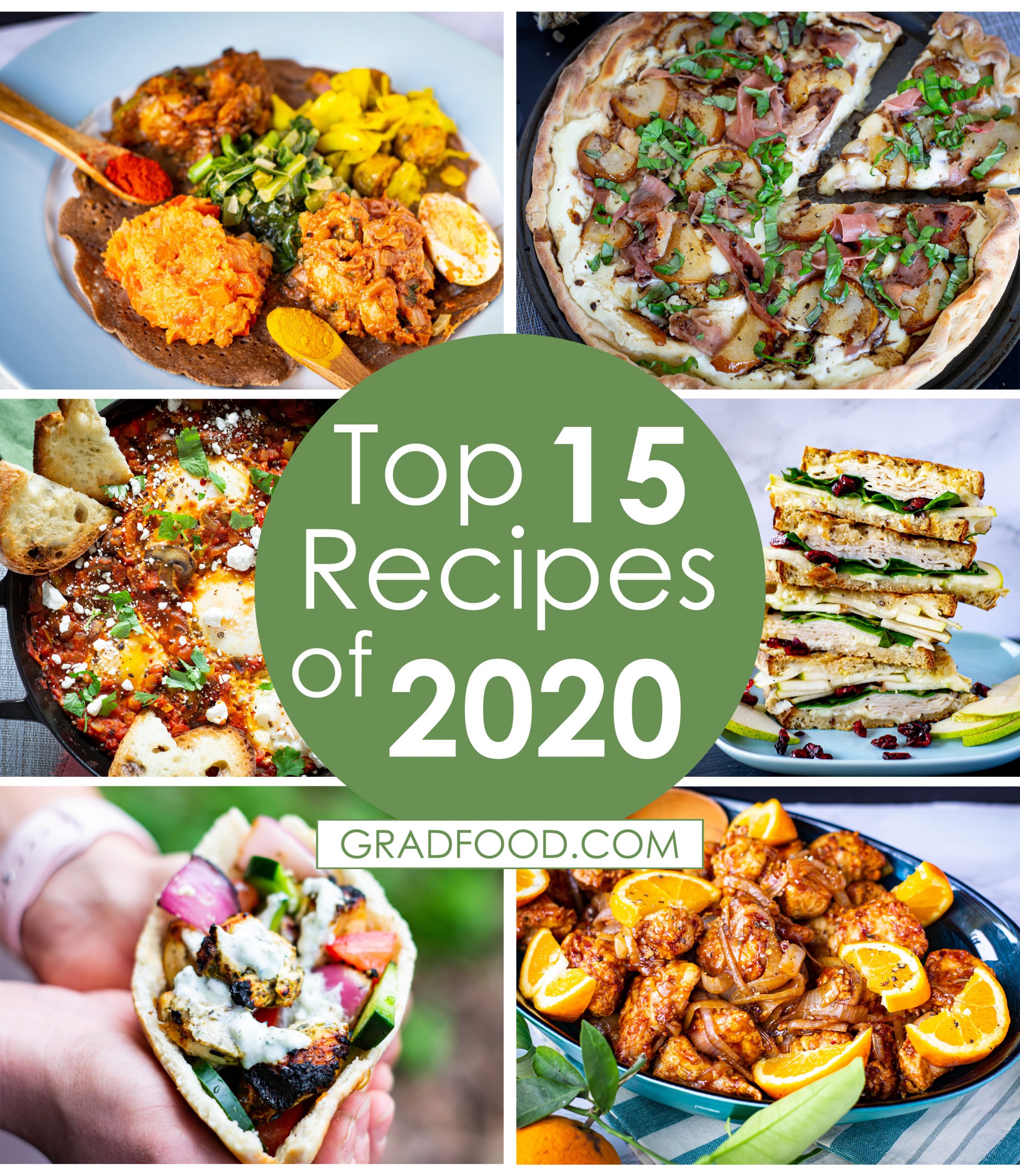 Most Popular 2020 Recipes by GradFood | GradFood