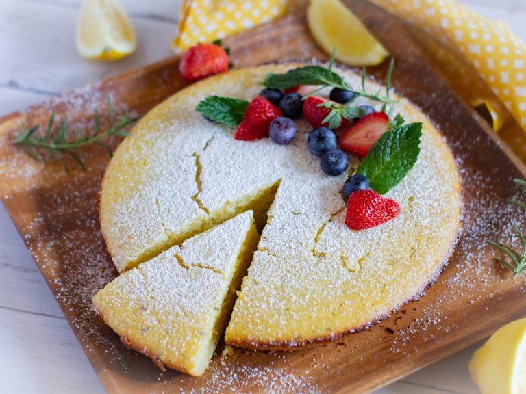 Lemon Rosemary Olive Oil Cake