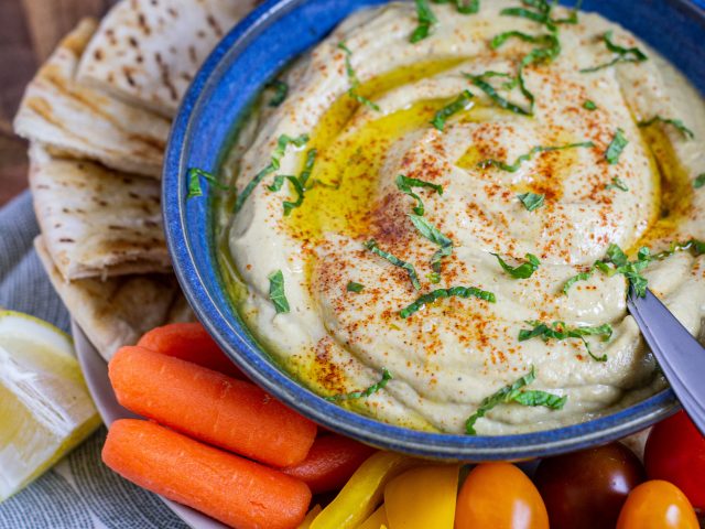 Roasted Baba Ganoush With Garlic Confit 