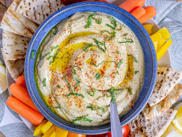 Roasted Baba Ganoush with Garlic Confit