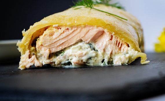 Salmon en croute