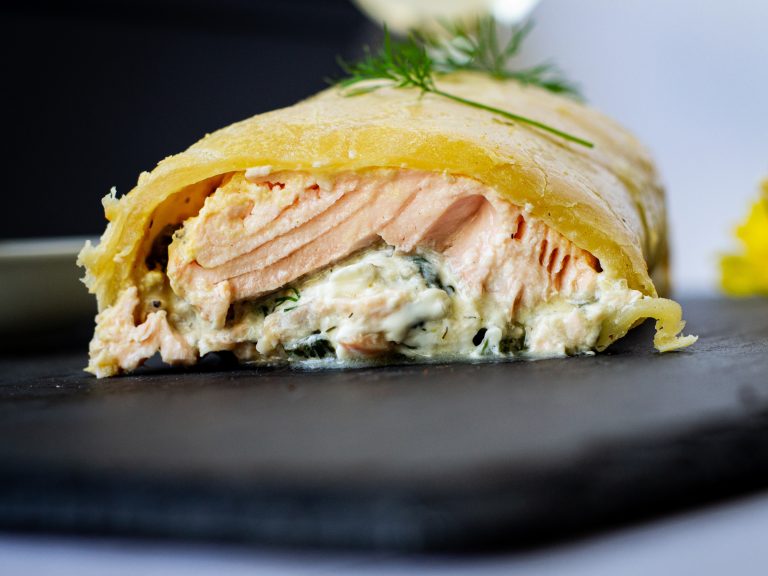 Salmon en croute