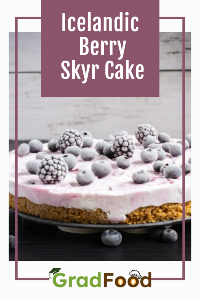 Berry Skyr Cake Pinterest Photo